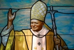 Pope John Paul II .Stained glass windows for a chapel in St. Marry Catholic in Huntley ,IL